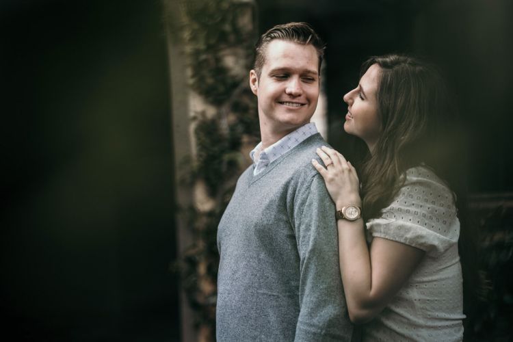 Engagement shoot at Duncan Yard